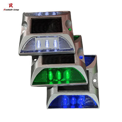 quality Licht reflektierende Solarstraßenreflectoren LED Aluminium Solarstraßenstange factory