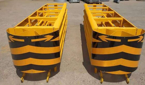 quality Hochgeschwindigkeits-Anti-Kollisions-Plattform Autobahn-Kollisions-Plattform mit reflektierenden Warnbändern factory