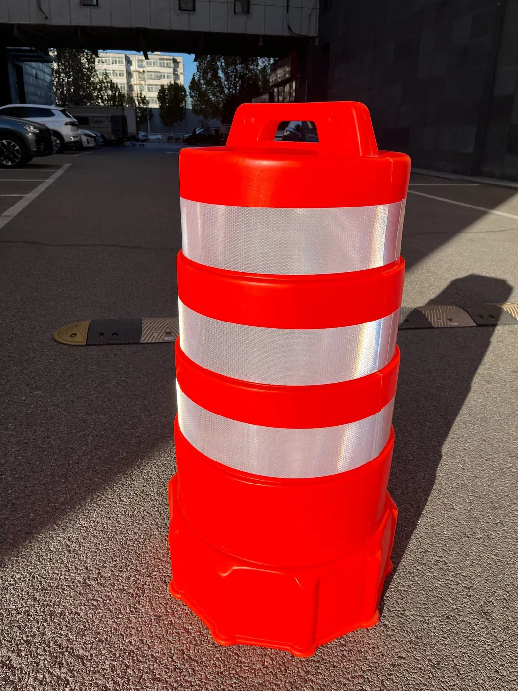 ROADSAFE Heiß verkaufte PE Verkehrstrommel Absturzfässer Straßenverkehrssicherheit Reflexionswarnfässer 3