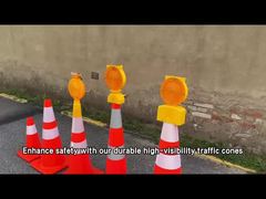 Verkehrskegel und Warnlicht