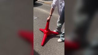 60 cm PVC-Verkehrskegel für Verkehrssicherheit