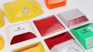 Straßenmarkierungen aus Kunststoff, reflektierende Sicherheit