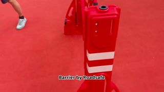 Sicherheitsbarriere aus Kunststoff, maximale Breite 2300 mm